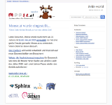 Kleine Seitenvorschau von moose.at