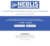 Kleine Seitenvorschau von neblis.de