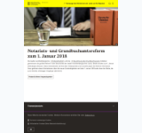 Kleine Seitenvorschau von notariatsreform.justiz-bw.de
