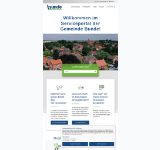 Kleine Seitenvorschau von openrathaus.gemeinde-bunde.de