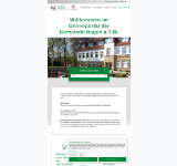 Kleine Seitenvorschau von openrathaus.hagen-atw.de