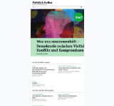 Kleine Seitenvorschau von politikkultur.de