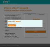 Kleine Seitenvorschau von portal.ffa.de