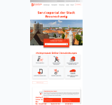 160x150 Seitenvorschau von service.braunschweig.de