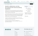 Kleine Seitenvorschau von serviceportal.kreis-euskirchen.de