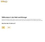 Kleine Seitenvorschau von shop.bitburger.de