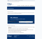 Screenshot-Vorschau von shorturl.rrze.fau.de