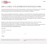 Kleine Seitenvorschau von steuerberaterverzeichnis.berufs-org.de