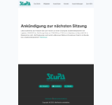 Kleine Seitenvorschau von stupa-wh.de