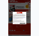 Kleine Seitenvorschau von superillu-abo.de