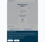 Kleine Seitenvorschau von support.springermedizin.de