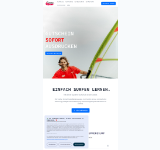 Kleine Seitenvorschau von supremesurfkurs.de