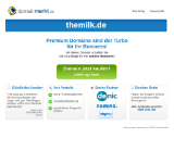 Kleine Seitenvorschau von themilk.de