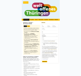 Kleine Seitenvorschau von thueringen-weltoffen.de