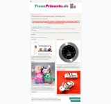 Kleine Seitenvorschau von treuepraesente.de