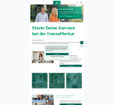 Kleine Seitenvorschau von vertriebskarriere.hansemerkur.de